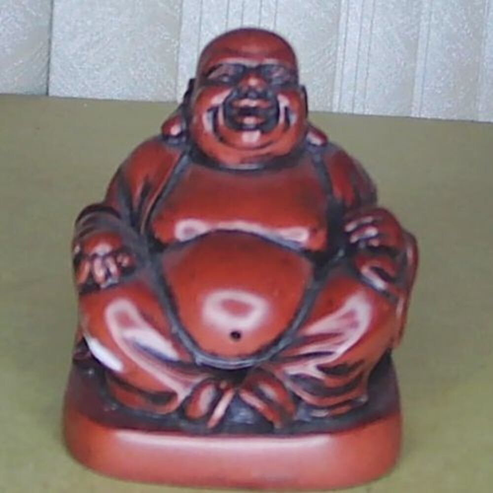 BUDDAH CERAMIC FIGURE  3"